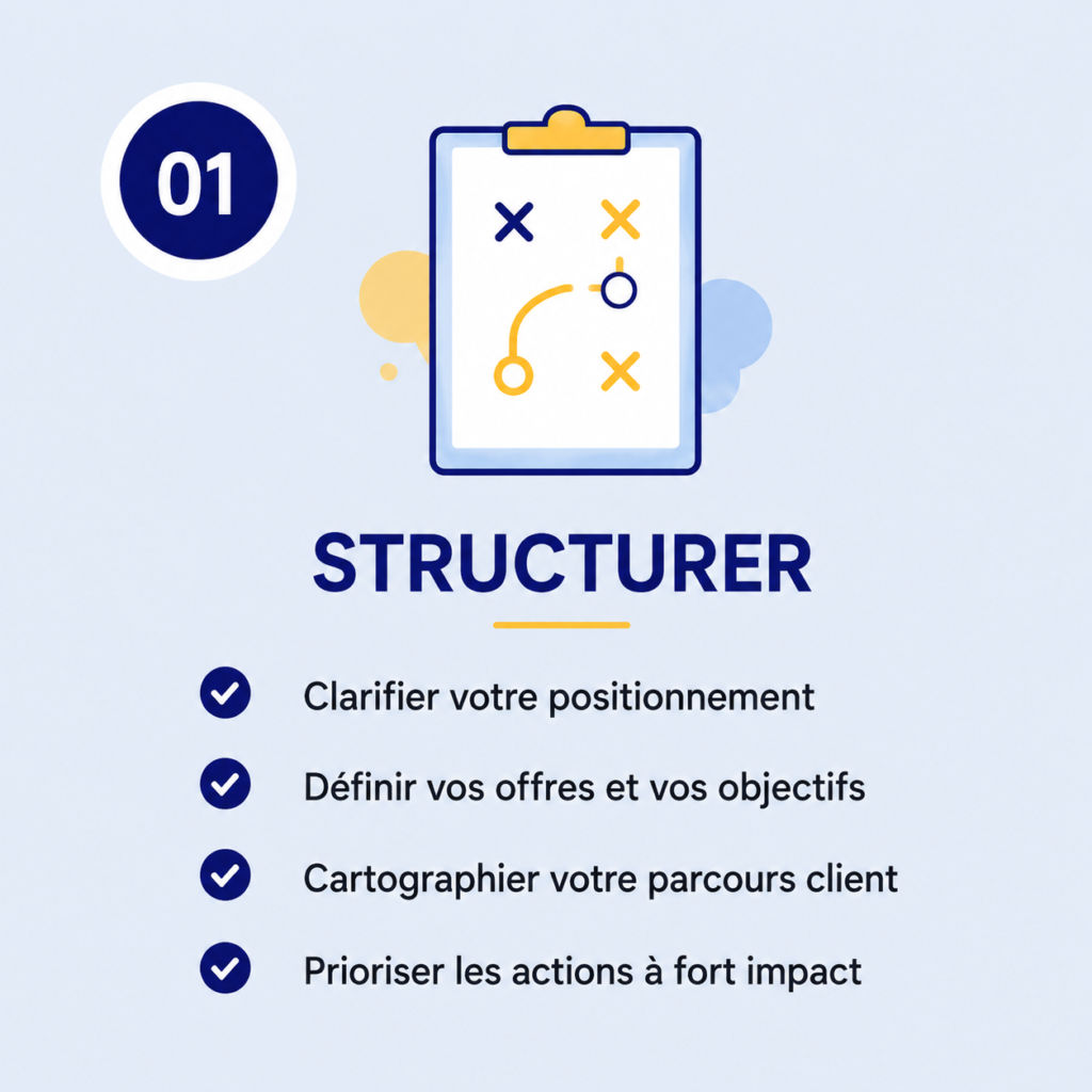 accompagnement, structurer