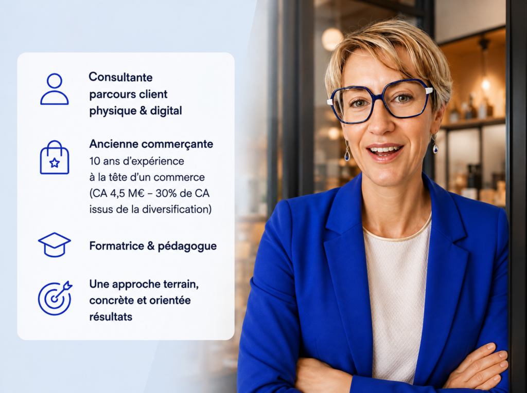 Christelle Gelis, consultante en parcours client physique et digital