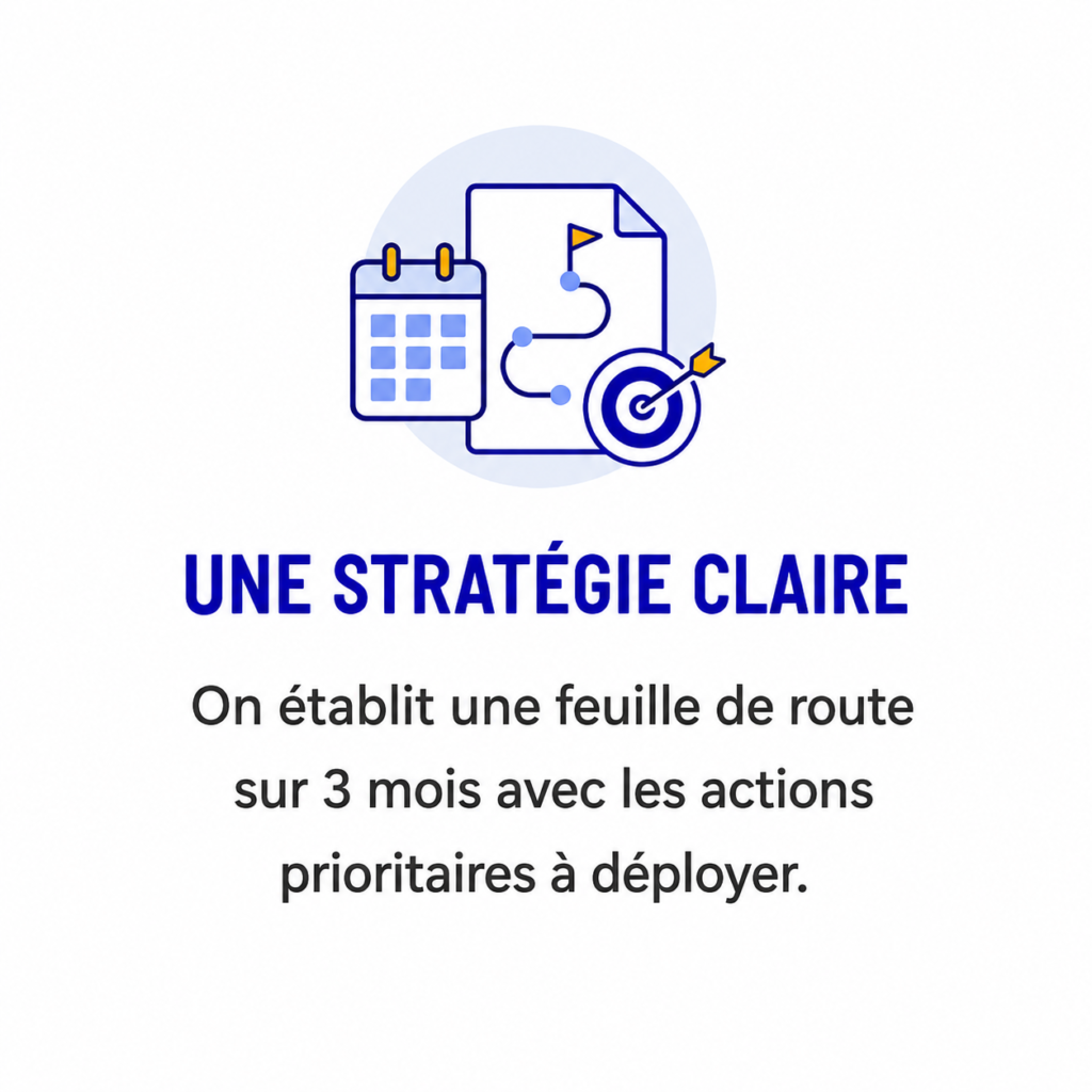 stratégie claire, actions à prioriser